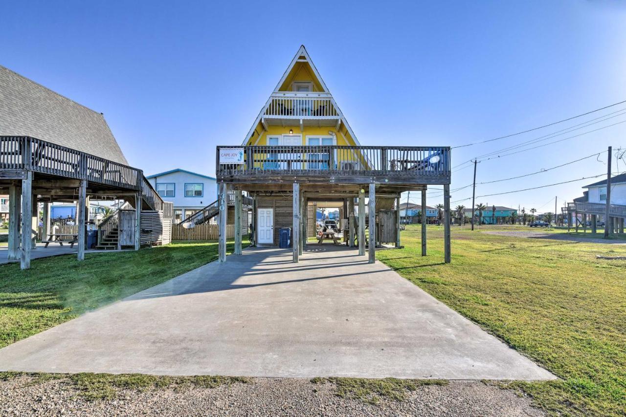 A-Frame Home With Deck - 2 Blocks To Surfside Beach! エクステリア 写真