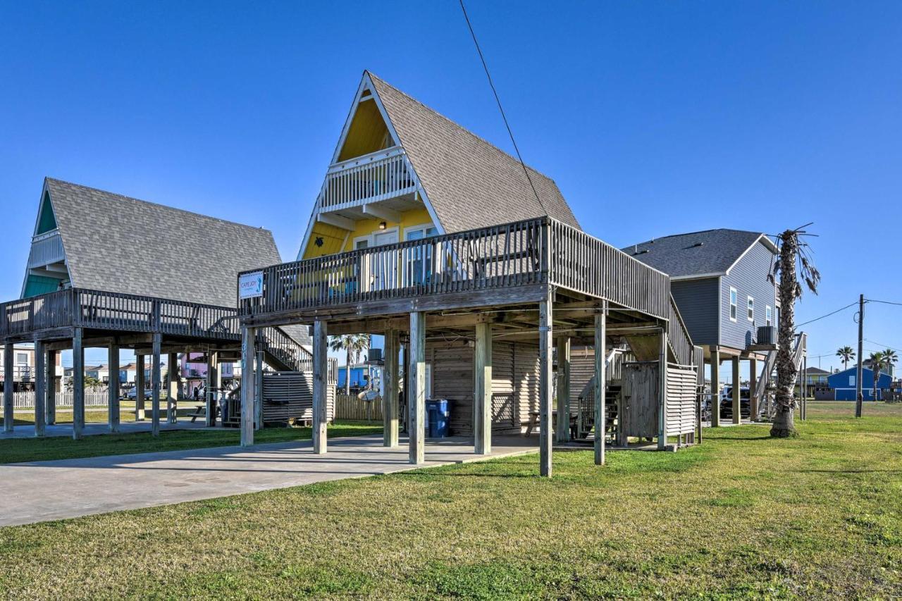 A-Frame Home With Deck - 2 Blocks To Surfside Beach! エクステリア 写真