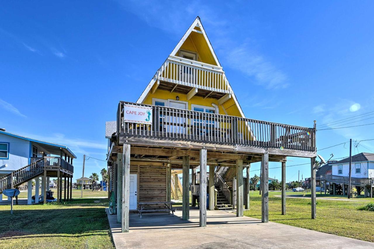 A-Frame Home With Deck - 2 Blocks To Surfside Beach! エクステリア 写真